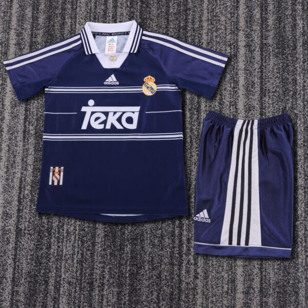 Kids Retro Real Madrid Away Jersey 1998/99