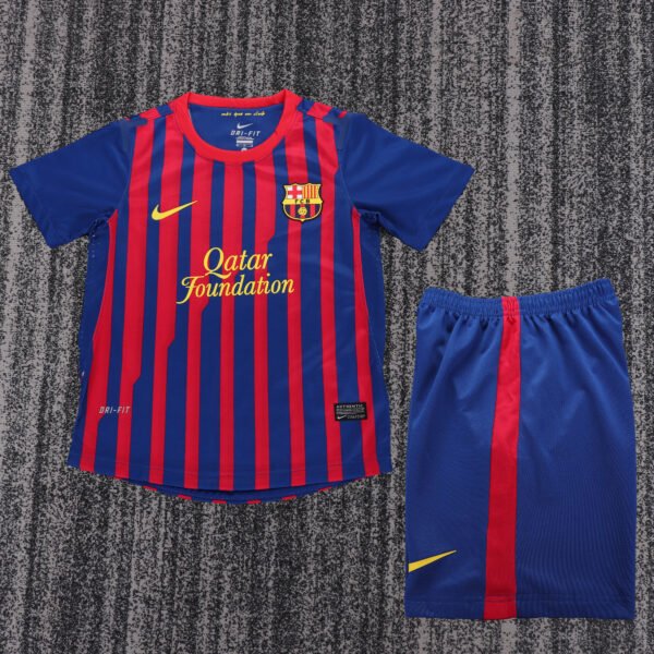 Kids Retro Barcelona Home Jersey 2011-12