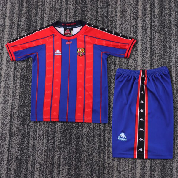 Kids Retro Barcelona Home Jersey 1997/98