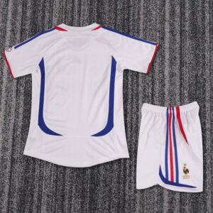 Kids Retro France Away Jersey 2006