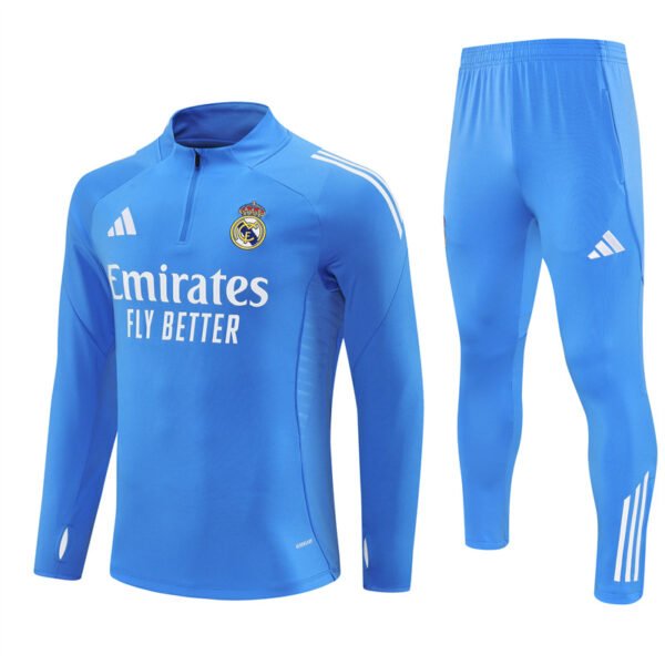 Real Madrid Training Jacket light blue 2025/26
