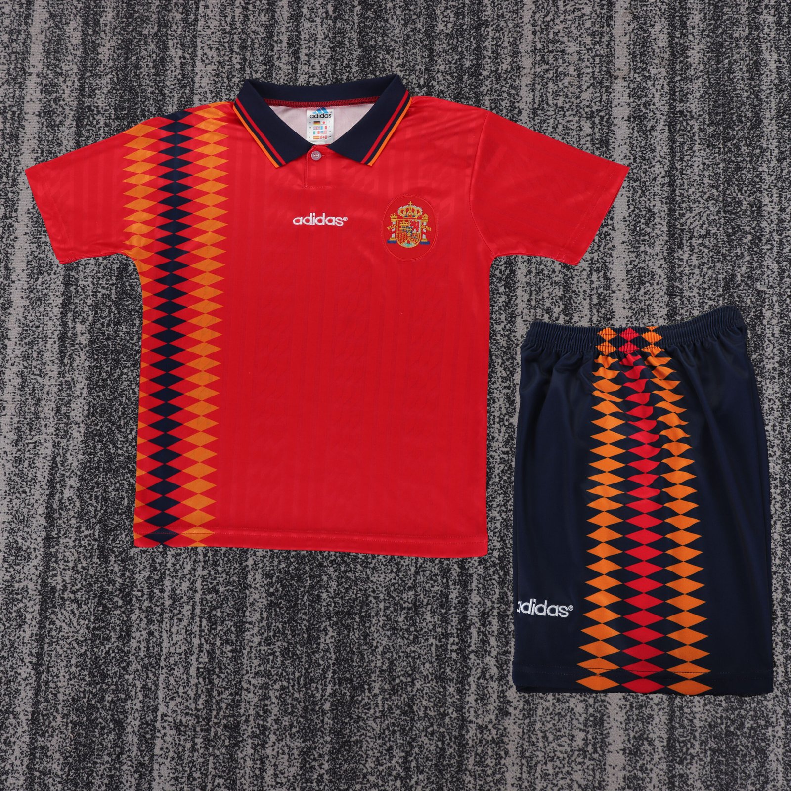 Kids Retro Spain Home Jersey 1994