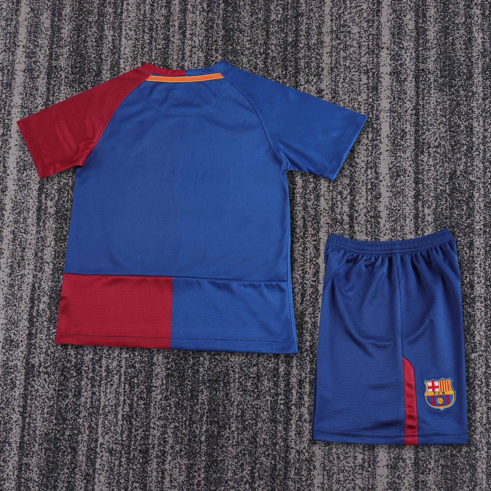 Kids Retro Barcelona Home Jersey 2008/09 Champions League Edition