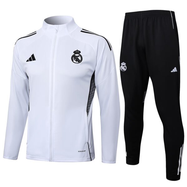 Real Madrid Training Jacket White Kit 2025/26