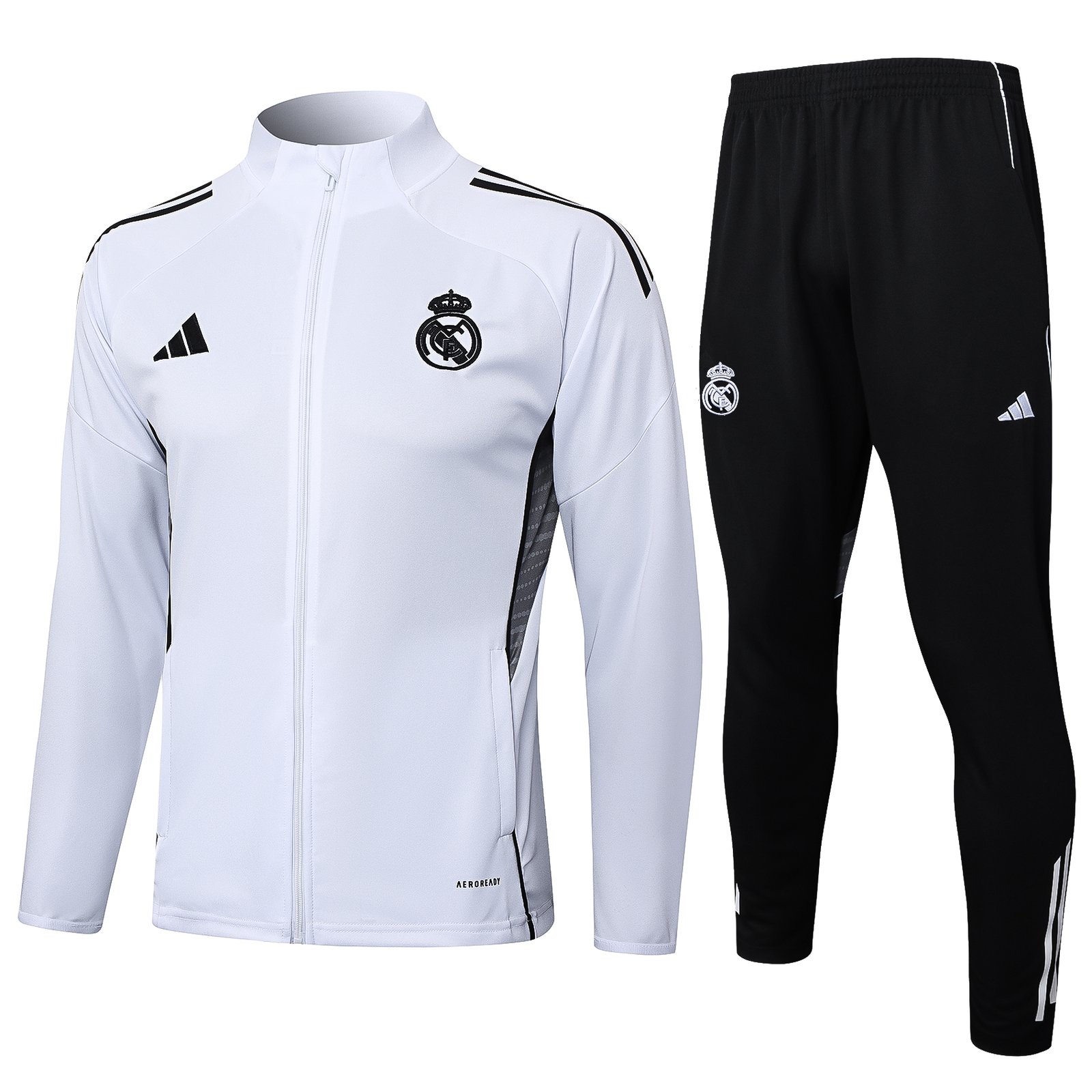Real Madrid Training Jacket White Kit 2025/26