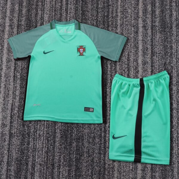 Kids Retro Portugal Away Jersey 2016