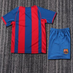 Kids Retro Barcelona Home Jersey 2004/05