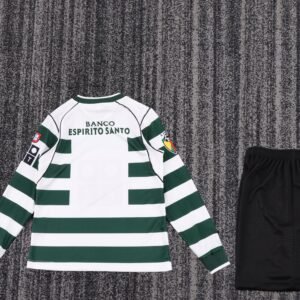 Kids Retro Lisbon Home Jersey 2001/03 Long Sleeve Stadium