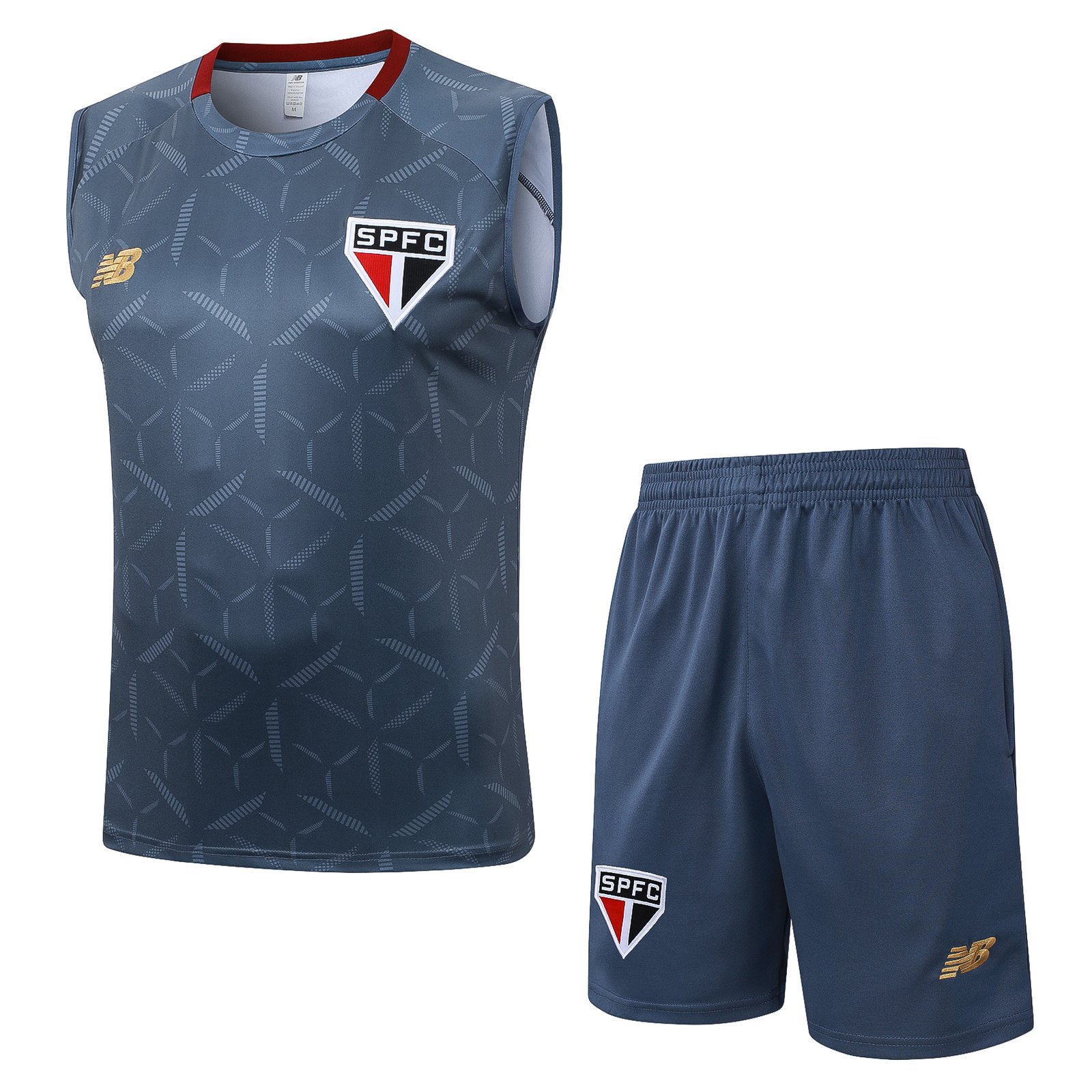 Sao Paulo Training Vest Gray inkjet Kit 2025/26