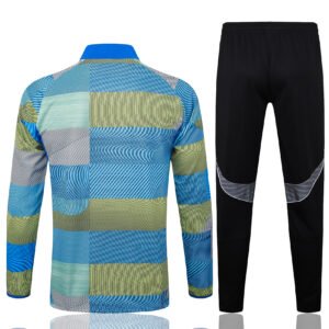 Real Madrid Training Jacket Blue Green Inkjet Kit 2025/26