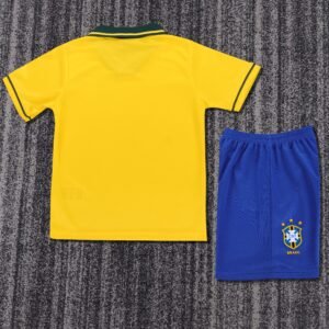Kids Retro Brazil Home Jersey 1994