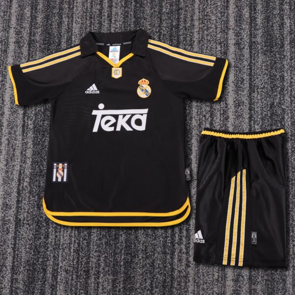 Kids Retro Real Madrid Away Jersey 1999/01