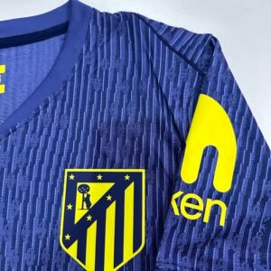 Atletico Madrid Away Match Jersey Player Version 2025/26
