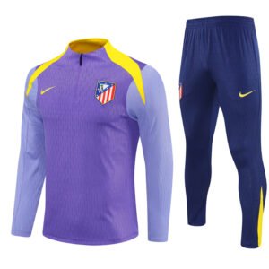 Atletico Madrid Training Jacket Kit Purple Player Version 2025/26