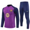 Barcelona Training Kit Jacket Purple Player Version 2025/26