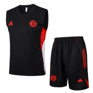 Bayern Munich Training Vest Black Kit 2025/26