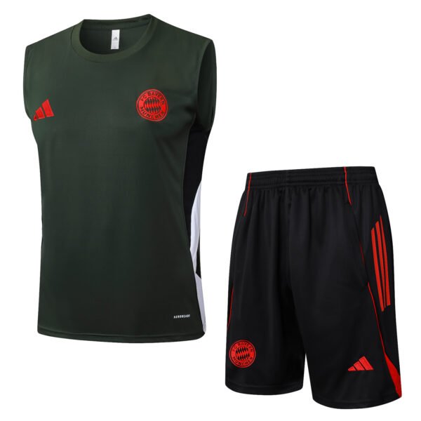 Bayern Munich Training Vest Kit Dark Green 2025/26