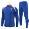 France Training Kit Jacket Blue Player Version 2025/26