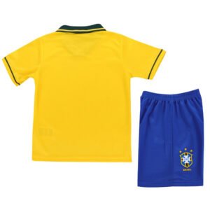 Kids Brazil Home Jersey Retro Kit 1994