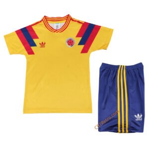 Kids Colombia Home Jersey Retro Kit 1990