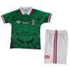 Kids Mexico 1998 Home Jersey Retro Kit