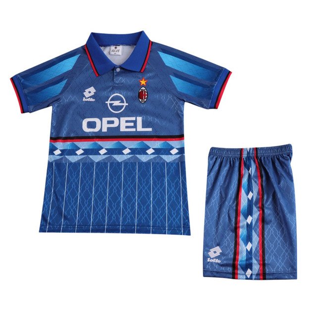 Kids Retro AC Milan Away Jersey Kit 1995/96