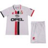 Kids Retro AC Milan Away Jersey Kit 1996/97 Jacquard