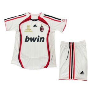 Kids Retro AC Milan Away Jersey Kit 2006/07