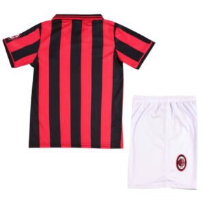 Kids Retro AC Milan Home Jersey Kit 1996/97