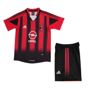 Kids Retro AC Milan Home Jersey 2004/05