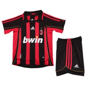 Kids Retro AC Milan Home Jersey 2006/07
