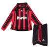 Kids Retro AC Milan Home Jersey Long Sleeves 2006/07