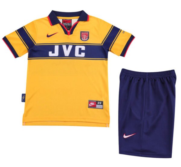 Kids Retro Arsenal Away Jersey 1997/99