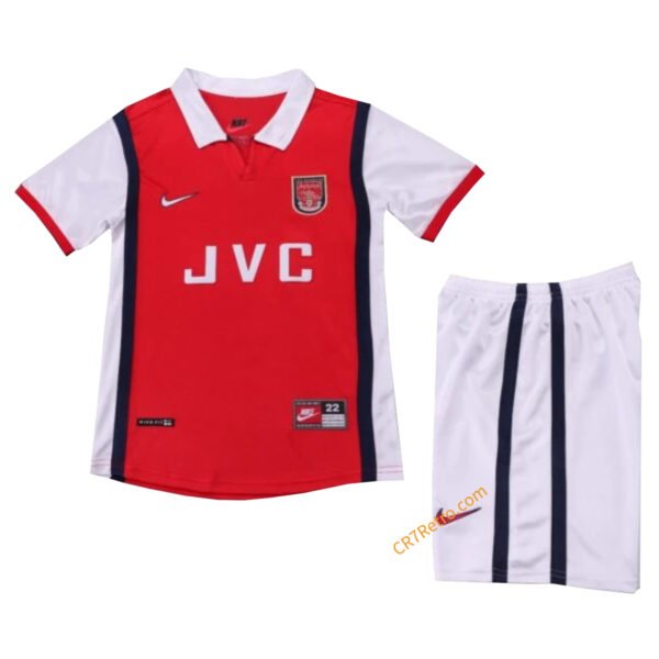 Kids Retro Arsenal Home Jersey 1998/99