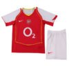 Kids Retro Arsenal Home Jersey Kit 2004/05