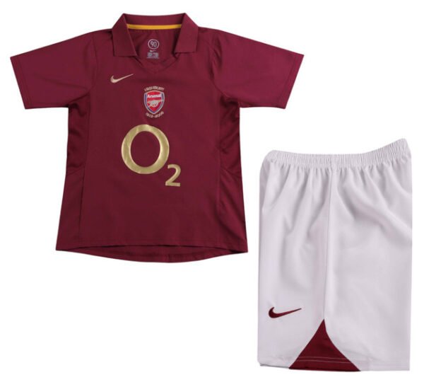 Kids Retro Arsenal Home Jersey 2005/06