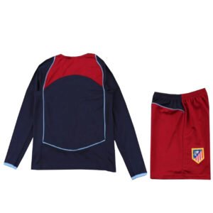 Kids Retro Atletico Madrid Away Jersey Long Sleeve 2004/05