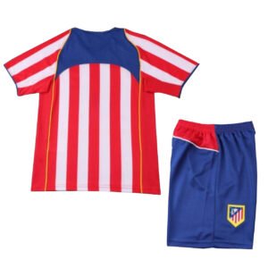 Kids Retro Atletico Madrid Home Jersey 2004/05