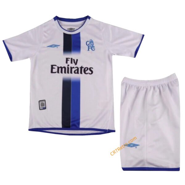 Kids Retro Chelsea Away Jersey Kit 2003