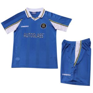 Kids Retro Chelsea Home Jersey Kit 1997/99