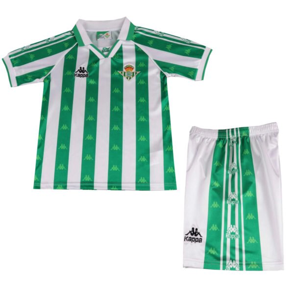 Kids Retro Real Betis Home Jersey Kit 1995/97