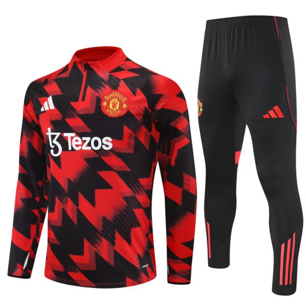 Manchester United Training Jacket Kit Red Black 2025/26
