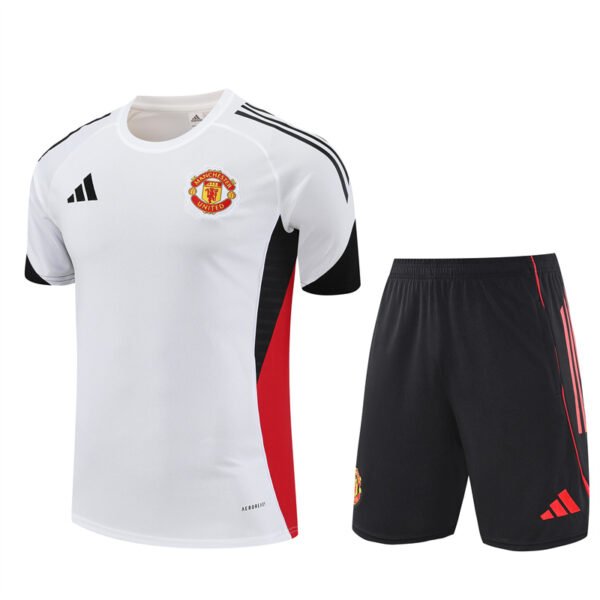 Manchester United Training Short Kit White 2025/26