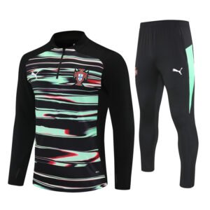 Portugal Training Jacket Kit Green Black 2025/26