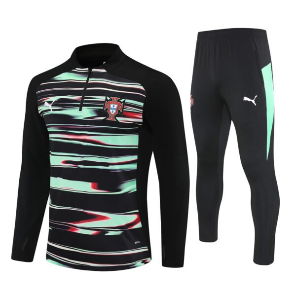 Portugal Training Jacket Kit Green Black 2025/26
