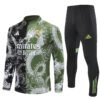 Real Madrid Training Kit Jacket Black Green 2025/26