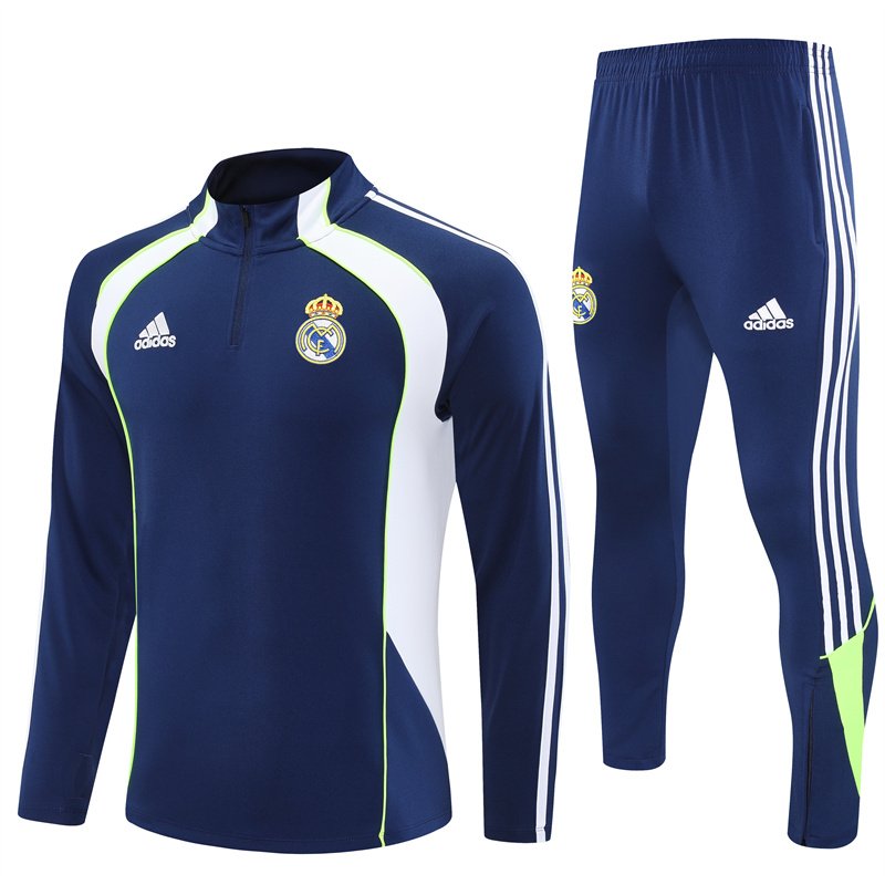 Real Madrid Training Kit Jacket Royal Blue Retro Edition 2025/26