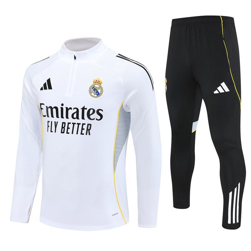 Real Madrid Training Kit Jacket White 2025/26