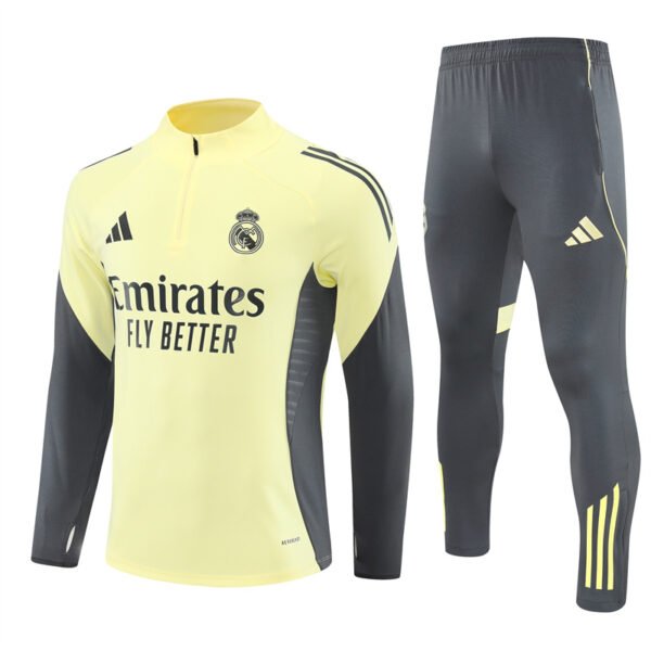 Real Madrid Training Kit Jacket Yellow 2025/26