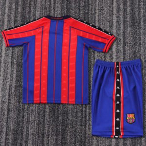 Kids Retro Barcelona Home Jersey 1997/98